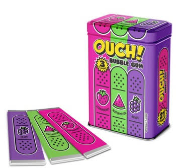 Ouch! Bubble Gum Band-Aids - Assorted Flavors