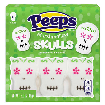 Peeps Marshmallow Skulls