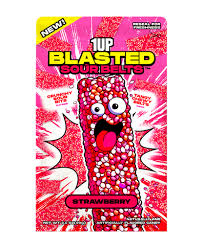 1UP Blasted Sour Belts - Strawberry